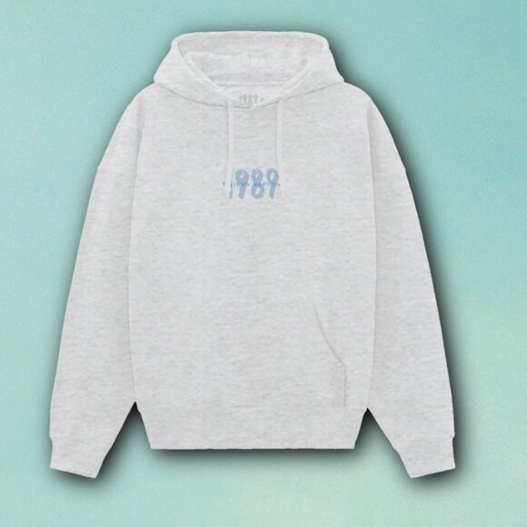 Taylor Swift 1989 Taylor’s Version Gray Hoodie Size XS - Picture 1 of 11